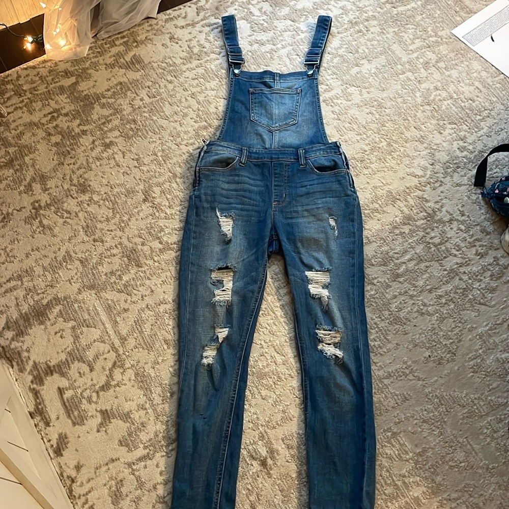 Denim overalls